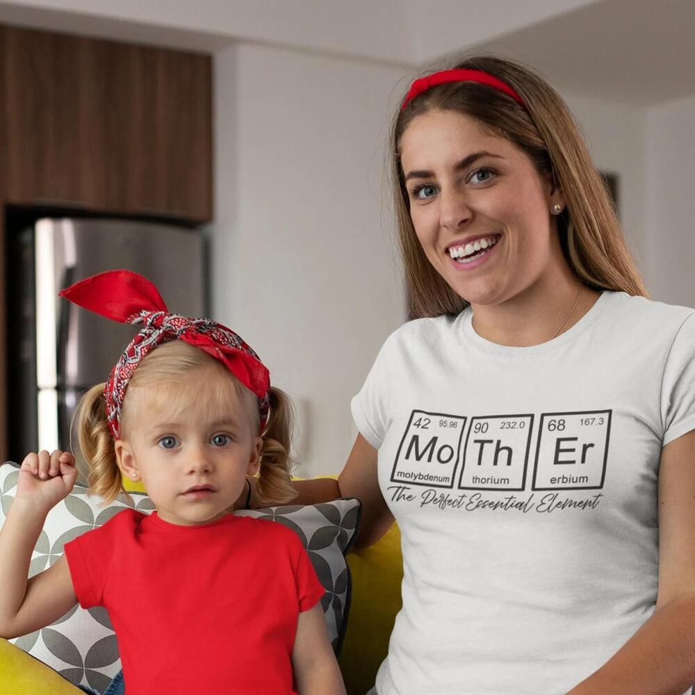 Mother Periodic Table T-Shirt Science Mom Graphic Tee
